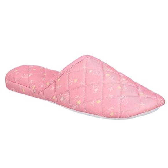 Charter Club Shoes - Charter Club Quilted Paisley Floral Slippers. Pink. Size S (5-6)
